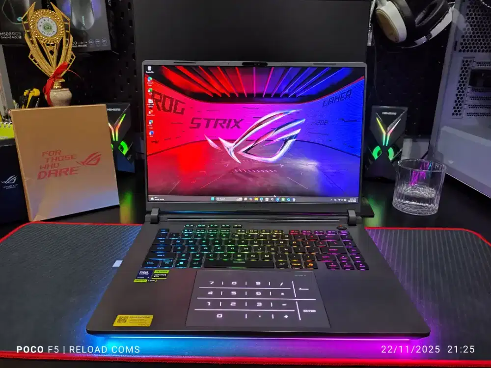 ROG STRIX G16 G615LP ULTRA 9 275HX RTX 5070 32GB NEBULA ISTIMEWA
