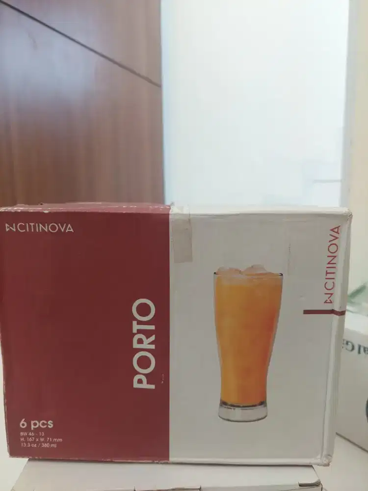 Jual Gelas Kaca PORTO Citinova – Isi 6 pcs