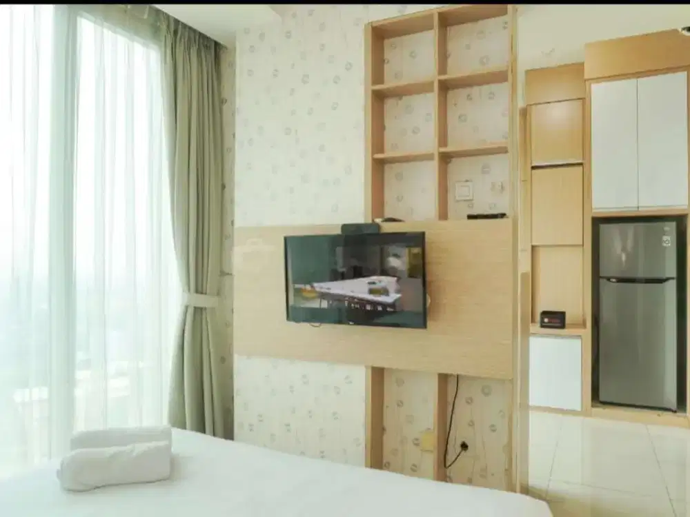 Jual Cepat! Apartemen Tree Park BSD 1 Bedroom Full Furnished City View