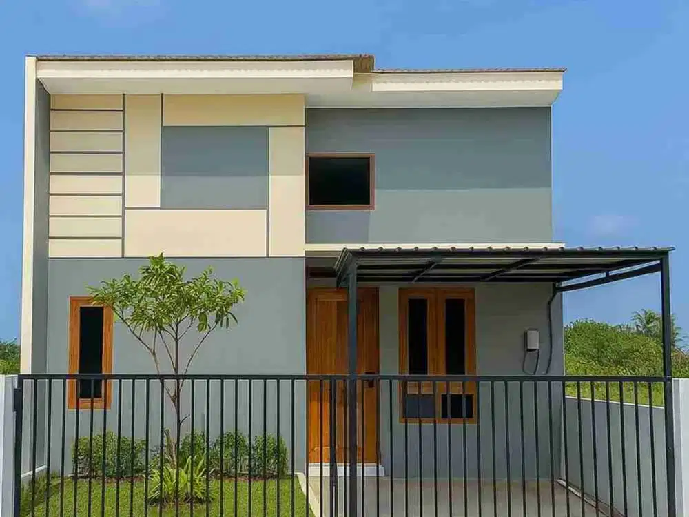 Dijual Rumah Modern Type 36/60 Cash 155juta INCLUDE Kanopi dan Pagar besi