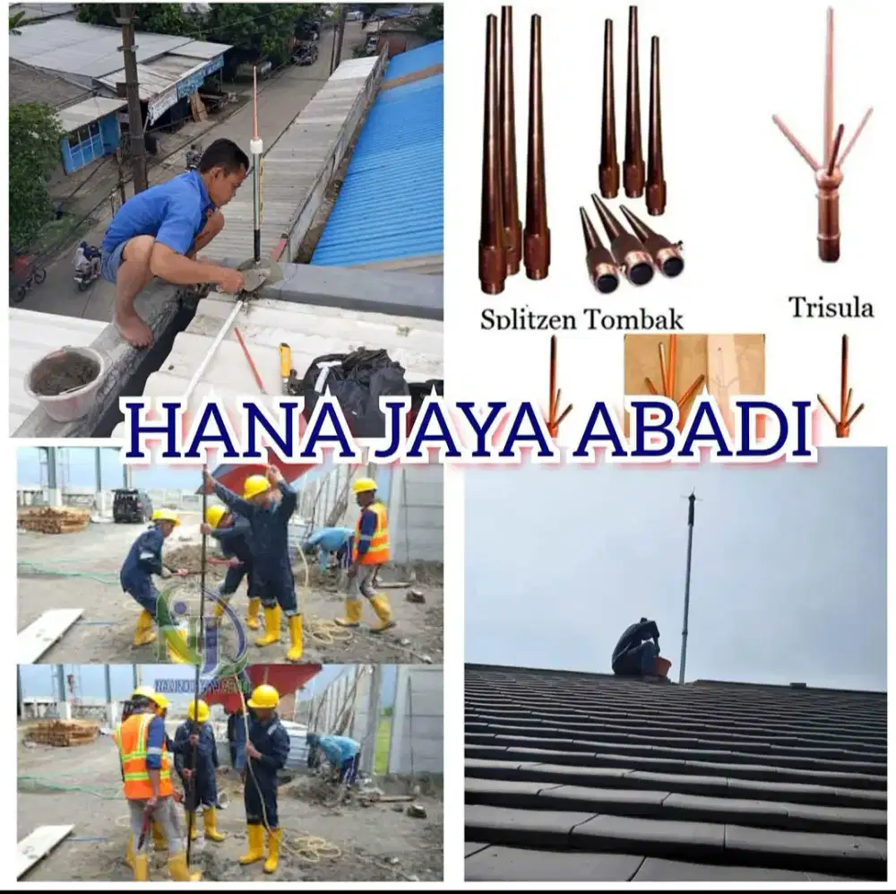 Terima Team Panggilan Pasang Anti Petir Penangkal Petir