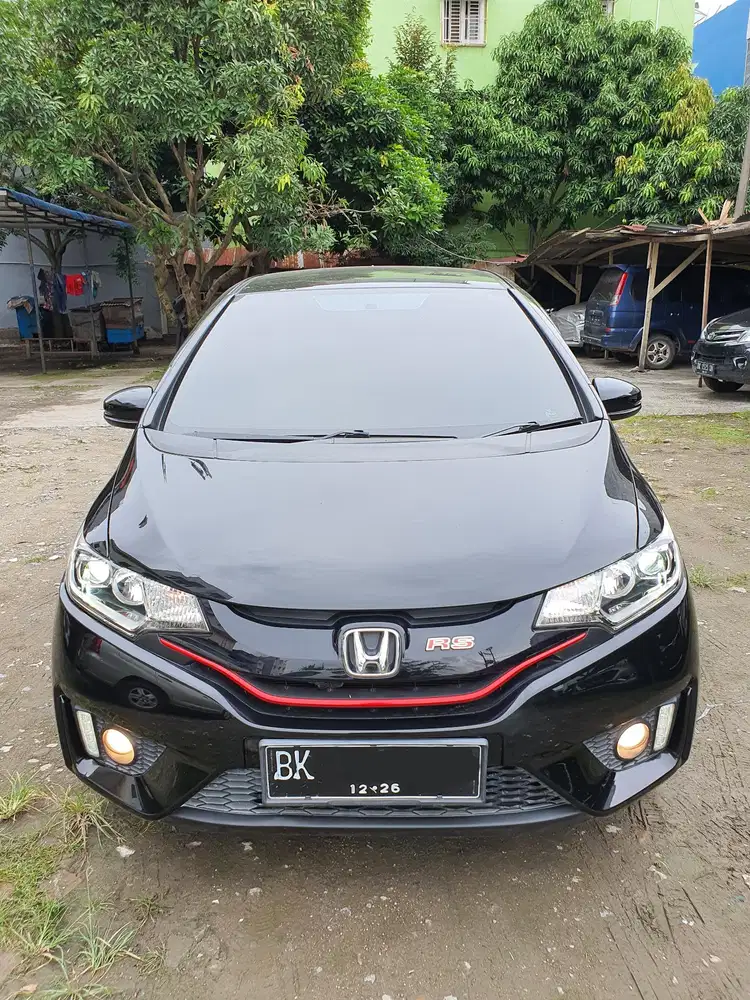 Jual cepat Honda Jazz RS A/T 2015 Bensin Hitam murah