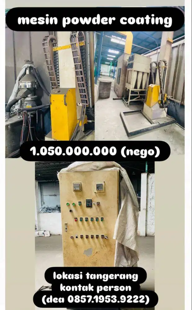 MESIN POWDER COATING HORIZONTAL FULL OTOMATIS