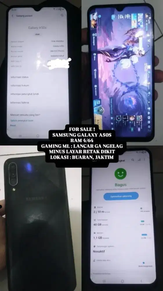 COD handphone galaxy samsung A50s