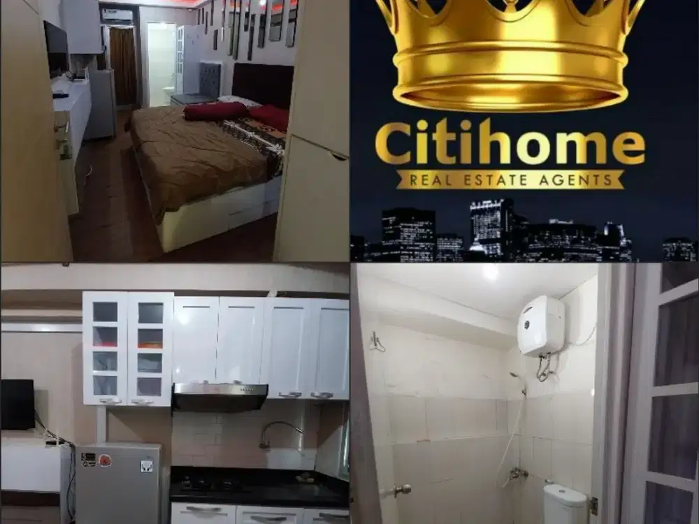 menyewakan apartemen educity 1br bulanan bycitihome