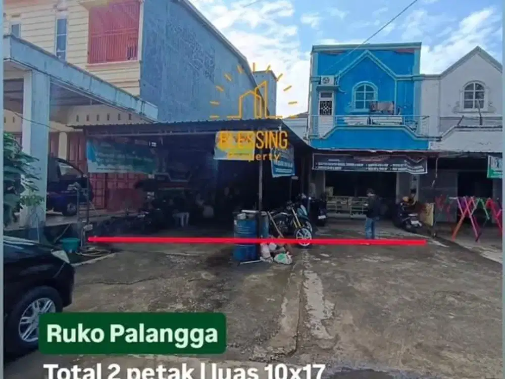 Ruko Poros palangga 2 petak sangat strategis untuk usaha dan tempat tinggal