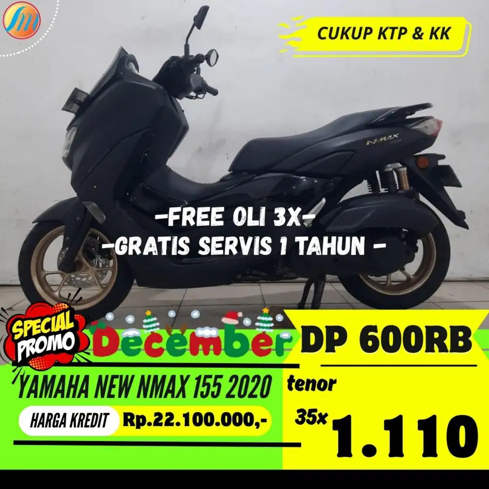 DP HANYA 600RIBU KREDIT YAMAHA NEW NMAX 155 2020 ANGSURAN RINGAN