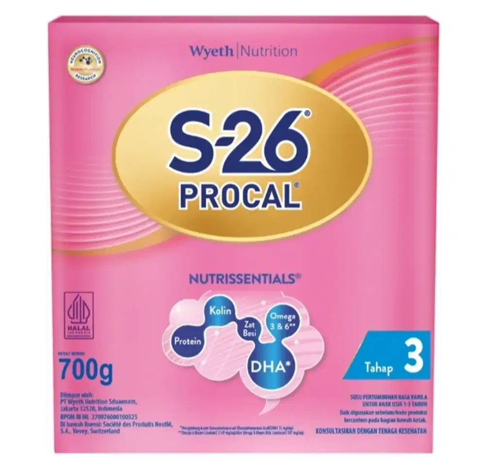 S-26 Procal Tahap 3 Susu Pertumbuhan Anak 1-3 Tahun Vanila