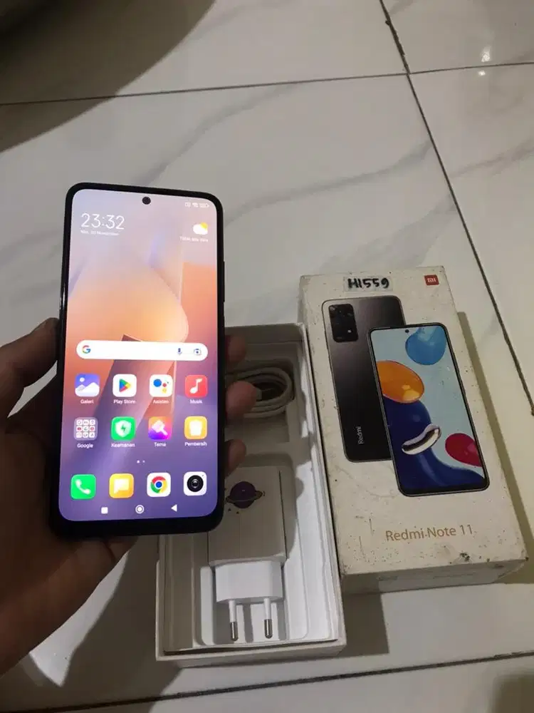 Xiaomi redmi note 11 6/128gb fullset no minus