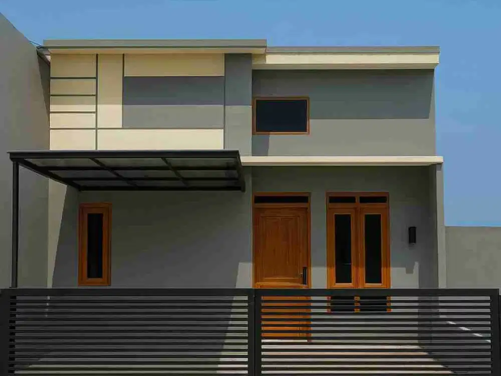 Rumah Modern Konsep Rumah Sehat 5 Menit ke Stasiun Daru