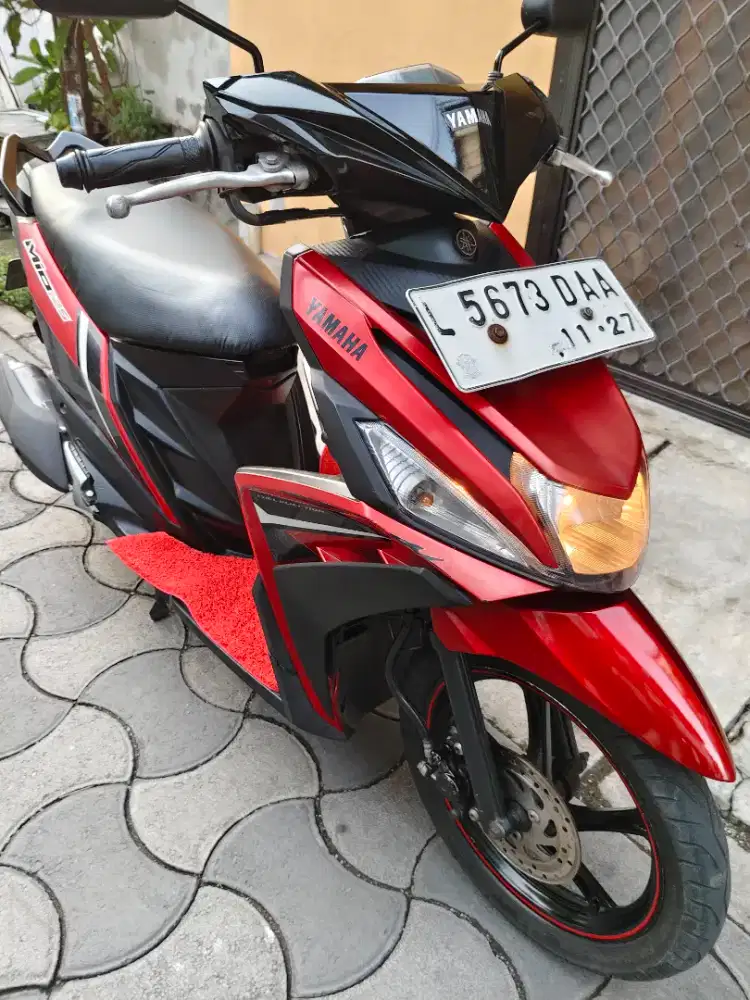 Mio M3 2017 Blue Core 125 CC Merah Plat Panjang 2027 Siap Liburan!!!