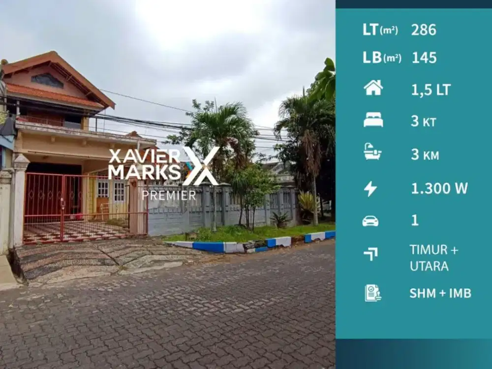 Rumah Blok Depan PBI Araya Blimbing Malang Strategis