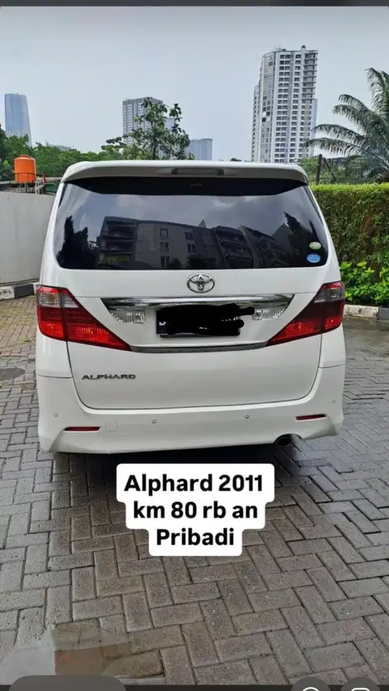 Toyota Alphard 2011 Bensin