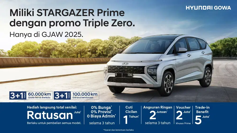 Hyundai Stargazer X 2025 Bensin