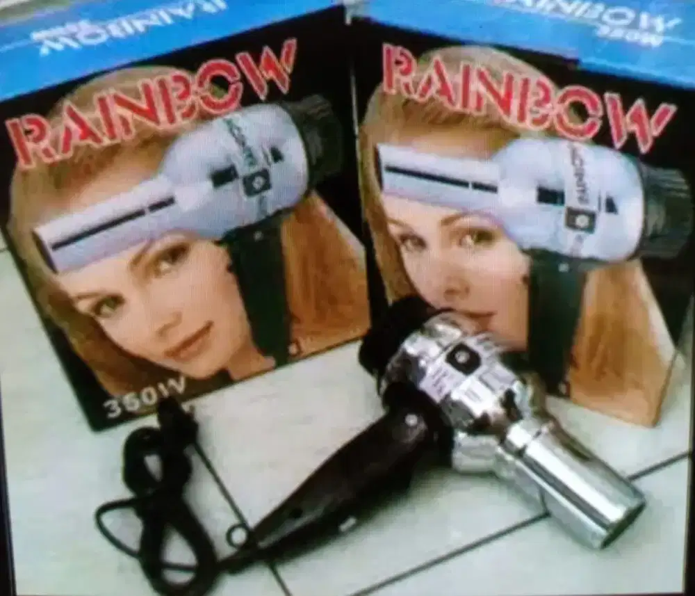 Hair dryer / hairdryer / pengering rambut Rainbow daya 350 watt