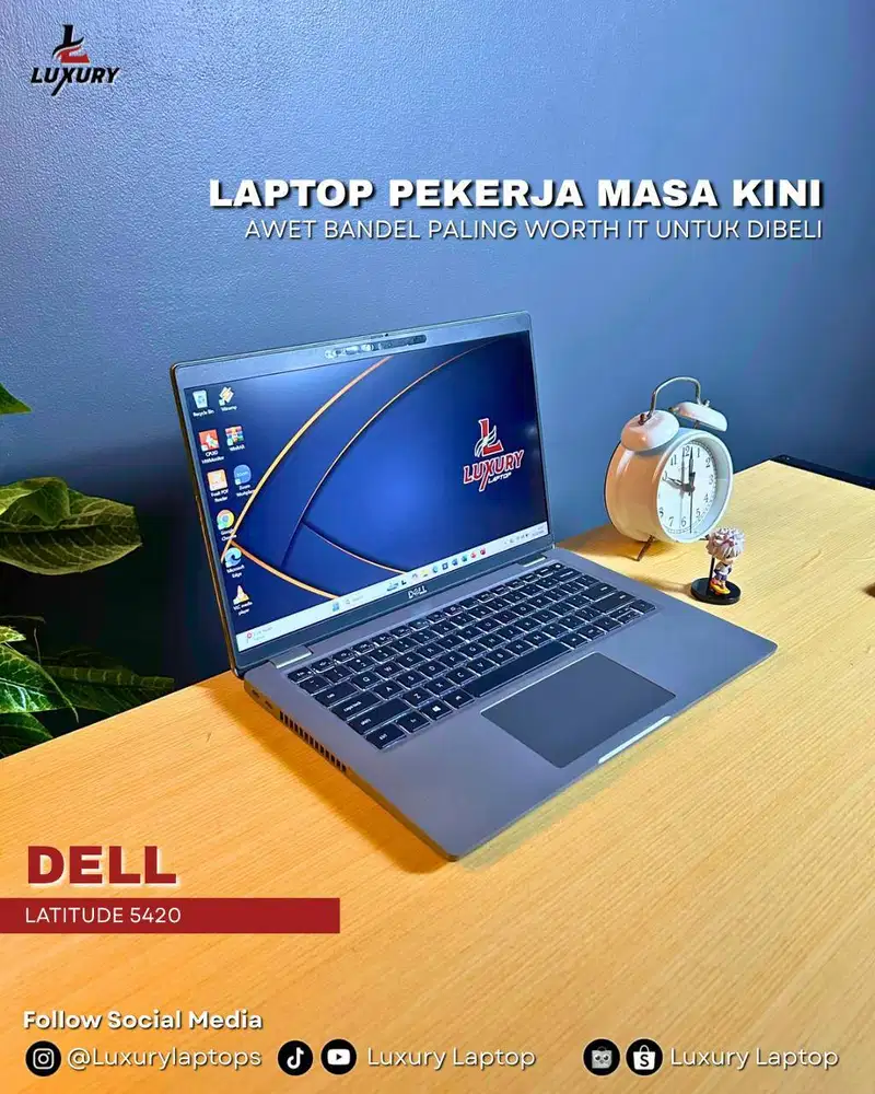 LAPTOP DELL LATITUDE 5420 CORE I5 GEN 11TH SSD RAM LUAS JUAL MURAH BU