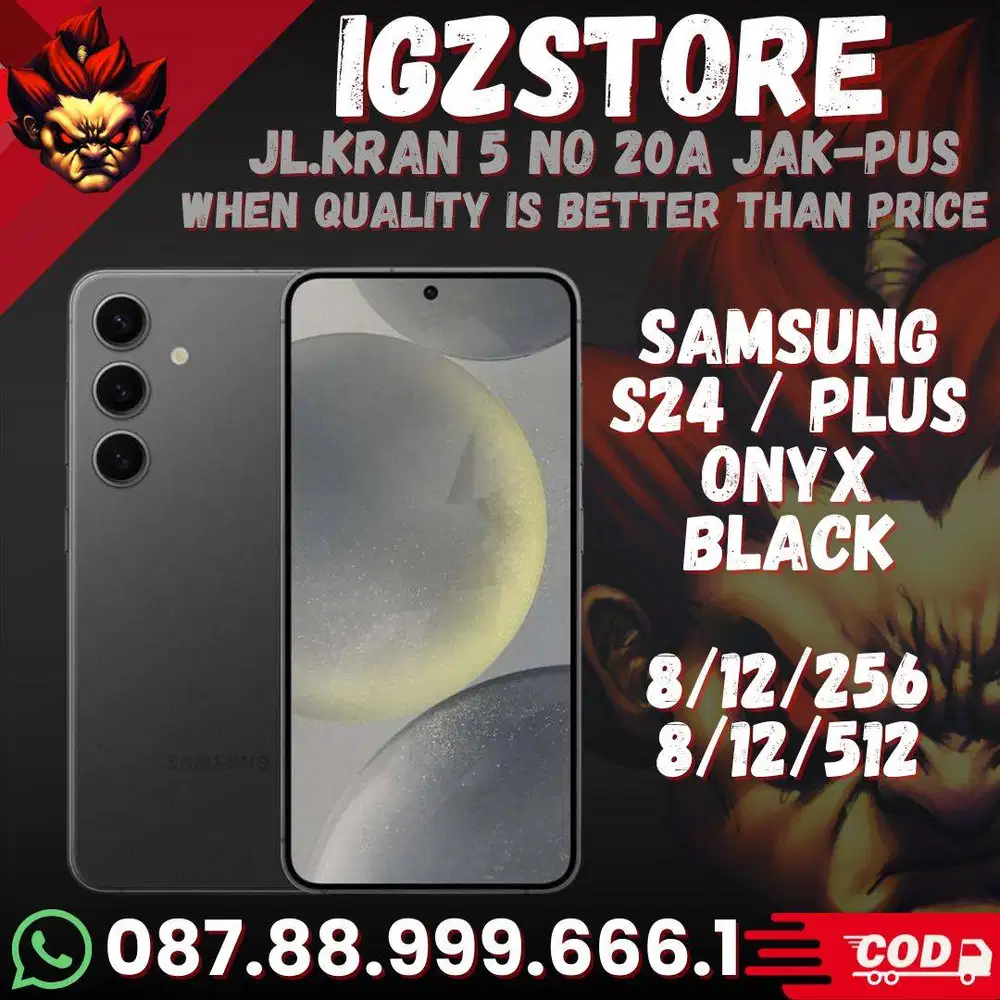 Samsung S24 / Plus 8/12 256/512gb SEIN Fullset Super Mulus No Minus