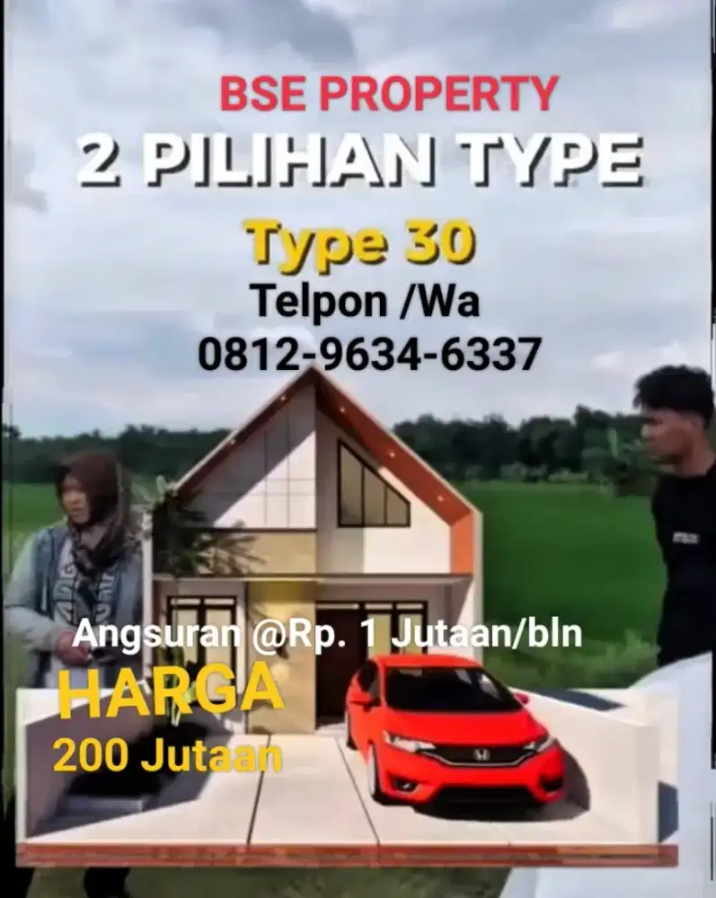Rumah Mewah 200 Jutaan Angsuran 1 Jutaan Dekat Tol, Mall, RS, Bandara