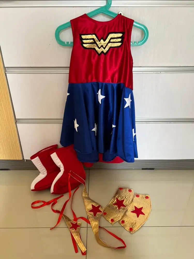 Preloved Dress Costum Wonder Women Superhero
