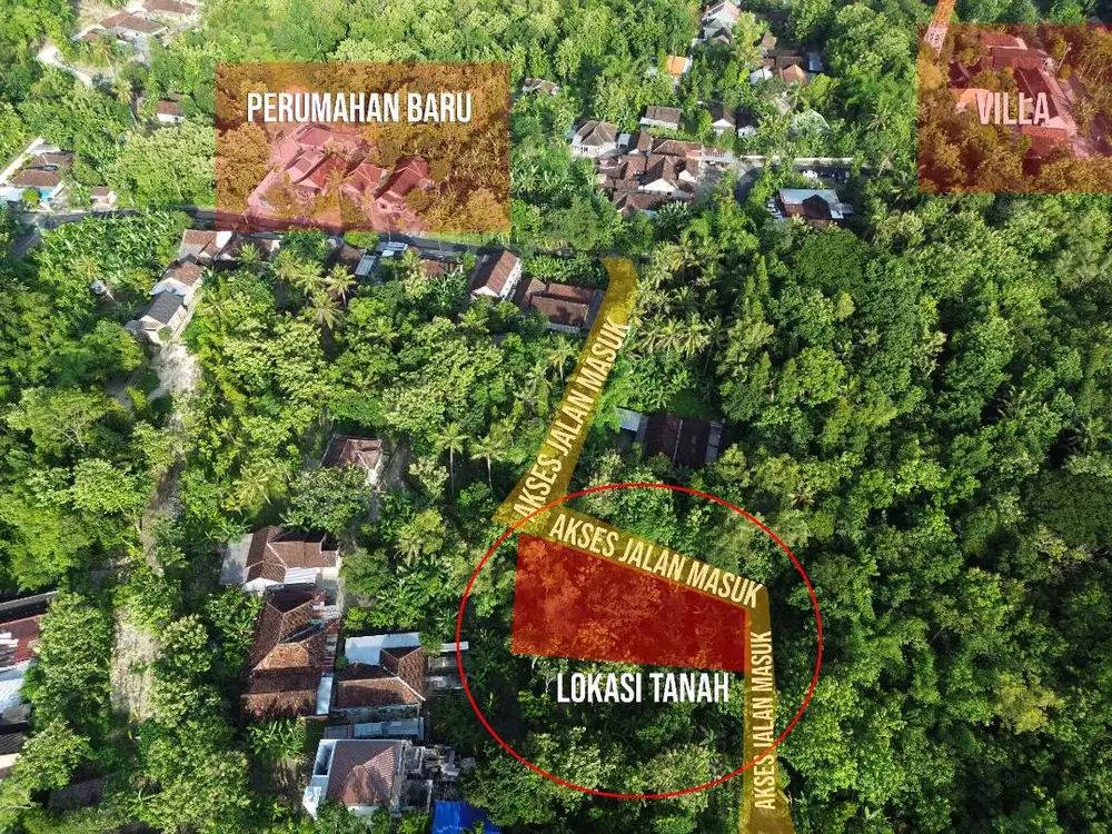 TANAH DIJUAL SELUAS 966 METER PERSEGI