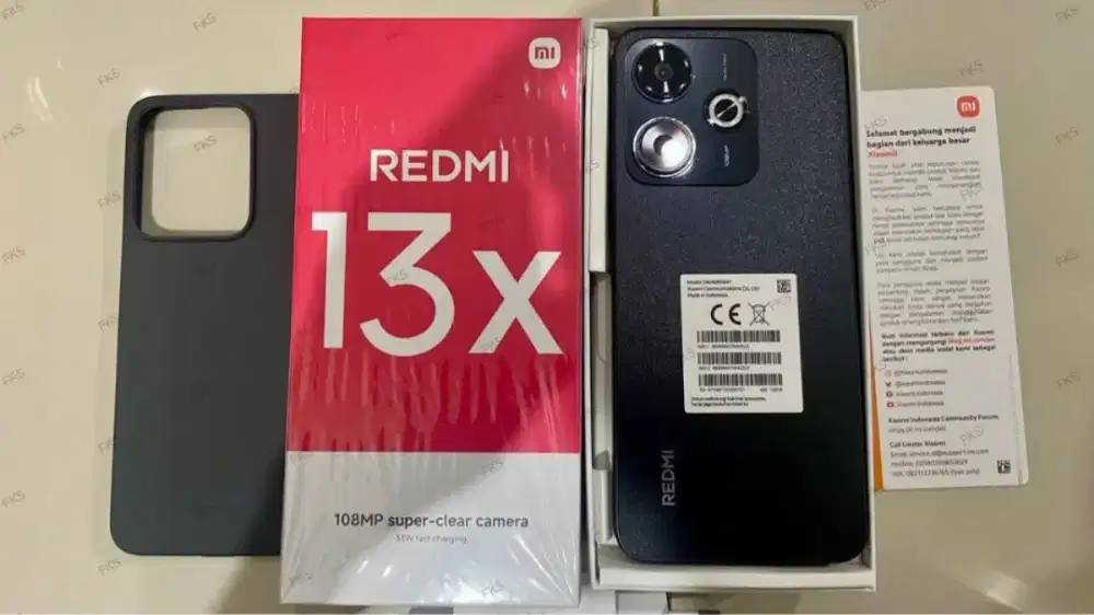 Xiaomi Redmi 13X 8+8/256 Second Tangan 1, Like New, Fs No Minus