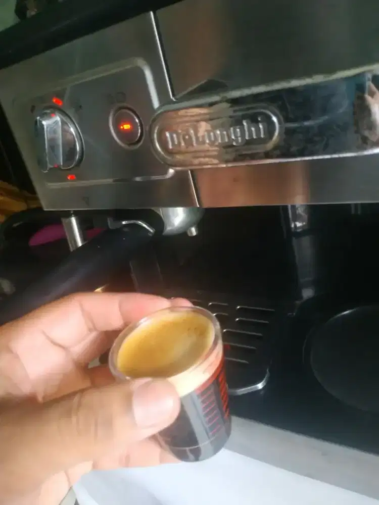 Mesin kopi espresso delonghi bco 421s combi siap pakai