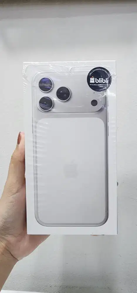 New 
Iphone 17 pm 256 silver resmi