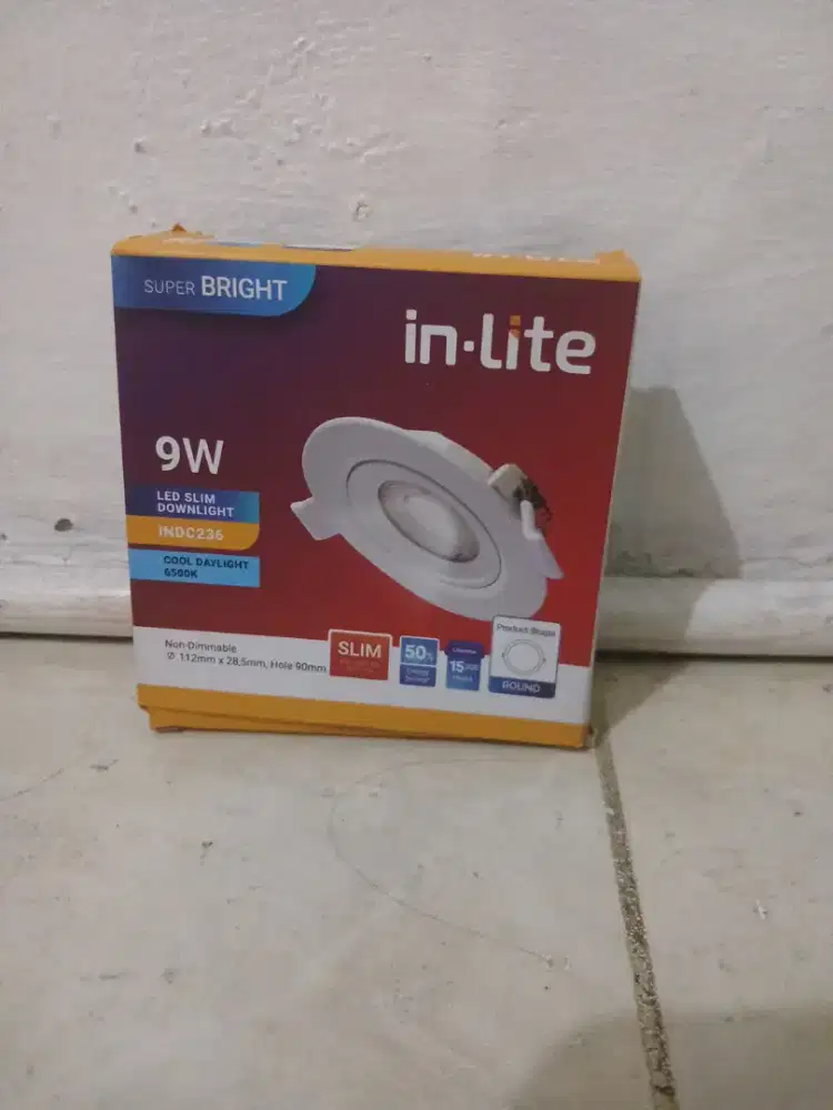 Lampu LED Downlight In-lite INDC236 9W