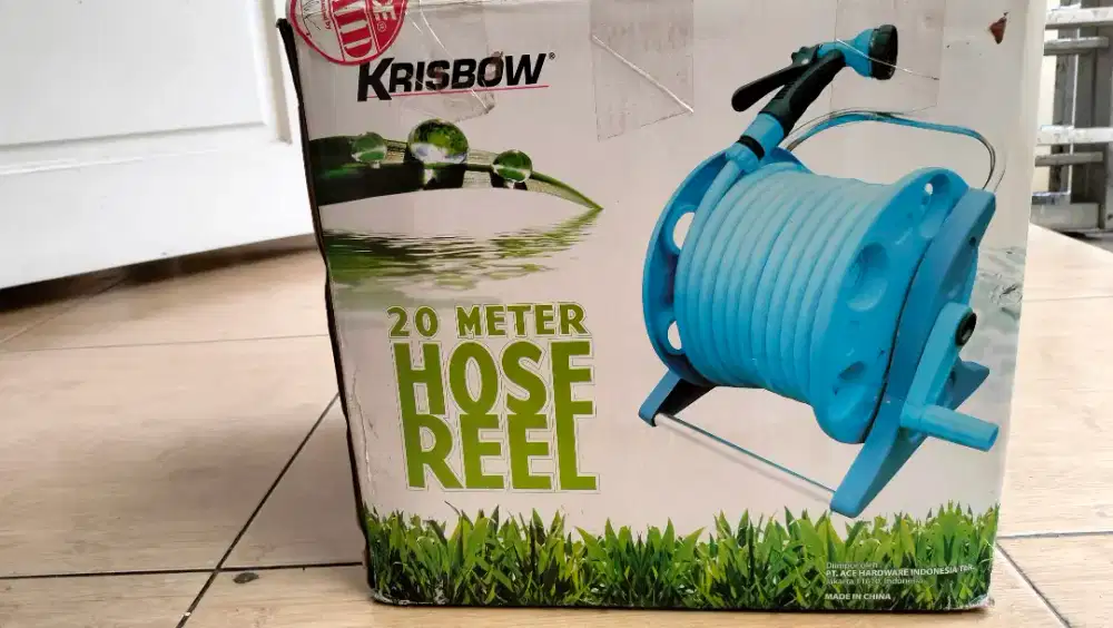 Dijual Selang Air Krisbow 20 meter 1 Set dengan Gulungan,