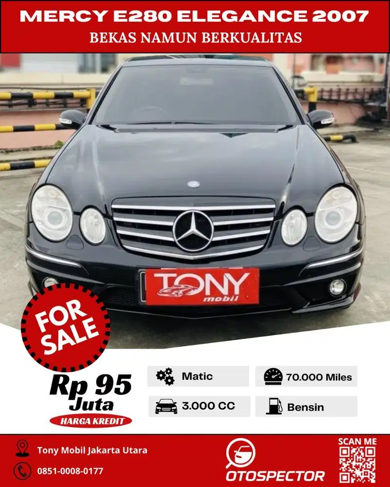 Mercedes Benz E280 7G-tronik 3.0 AT 2007