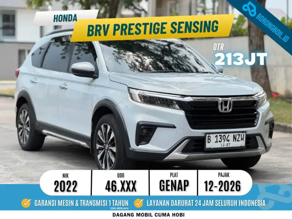 [TERMURAH] Honda BRV Prestige Sensing AT 2022