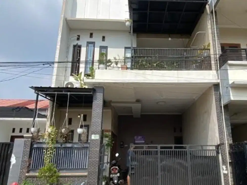 DIJUAL CEPAT RUMAH 2 LANTAI BAGUS MINIMALIS VIA LELANG DI PERUMNAS 1 BEKASI