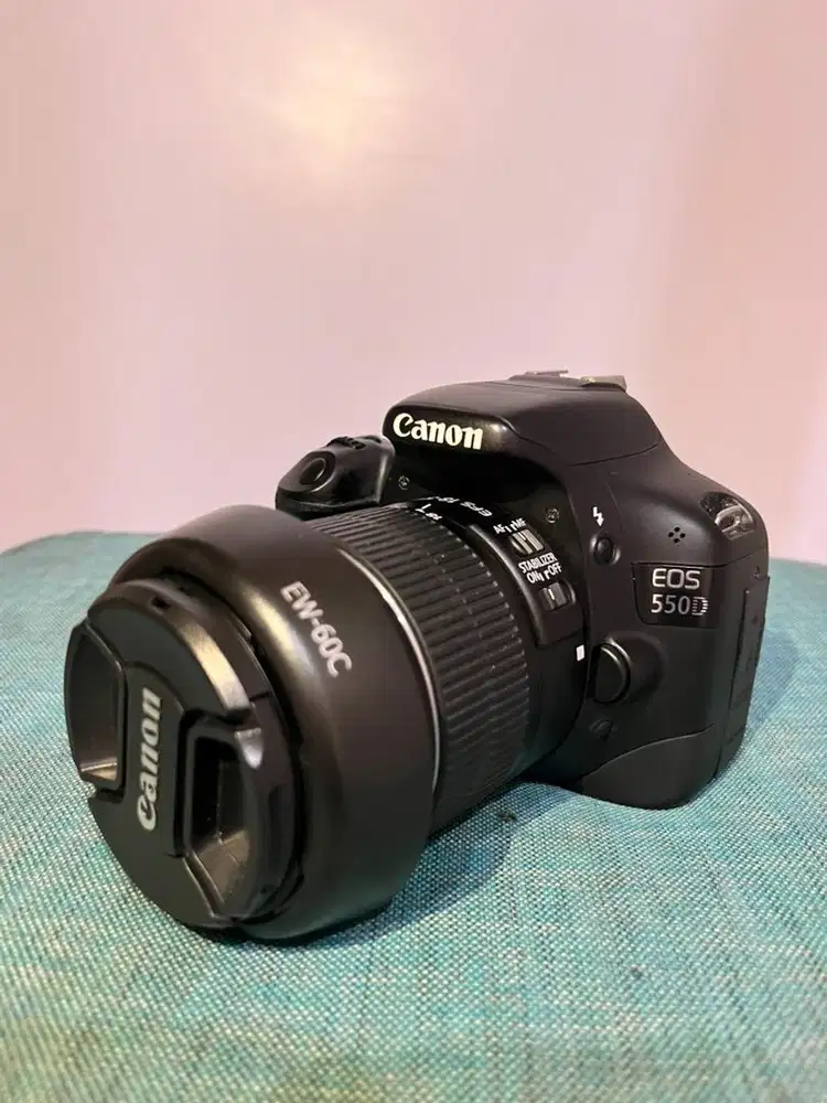 Kamera 550d sc 25rb likenew cocok buat belajar