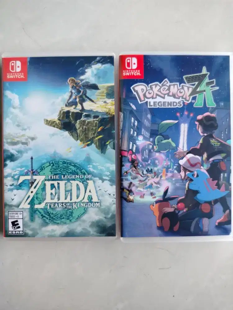 Cartridge / kaset nintendo switch , Pokemon legend ZA dan Zelda TOTK