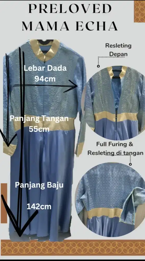 Dress muslim songket thailand