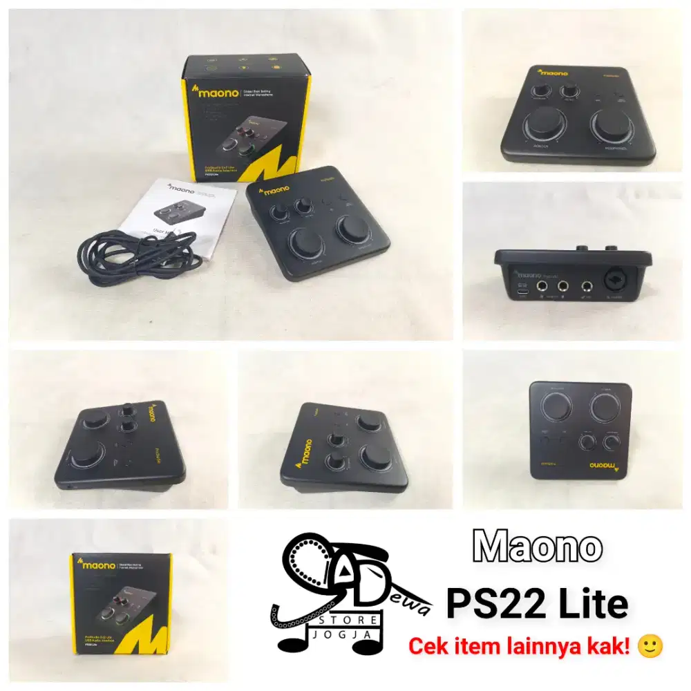 MAONO PS22 LITE SOUNDCARD SOUND CARD RECORDING SOLO AUDIO INTERFACE