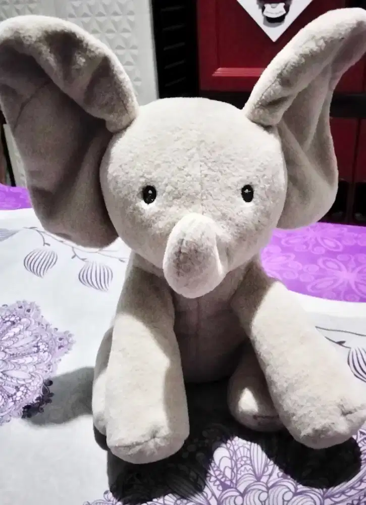Boneka baby gund flappy elephant original