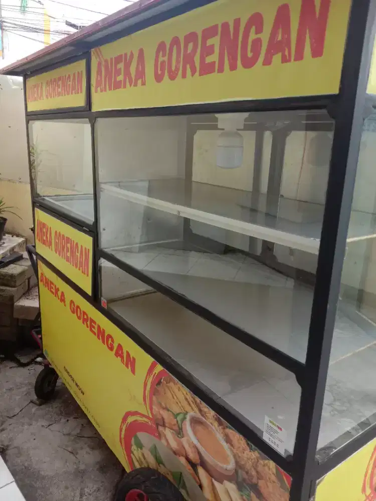 Jual Gerobak Gorengan Baru