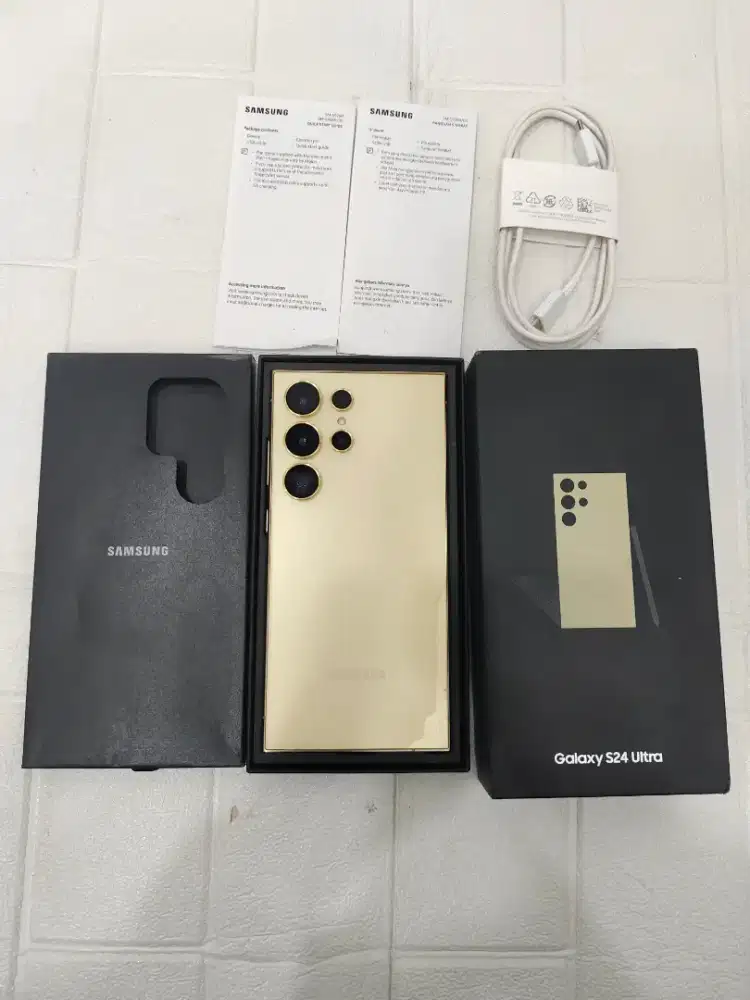 Samsung S24 Ultra Yellow 12/512 fullset ori