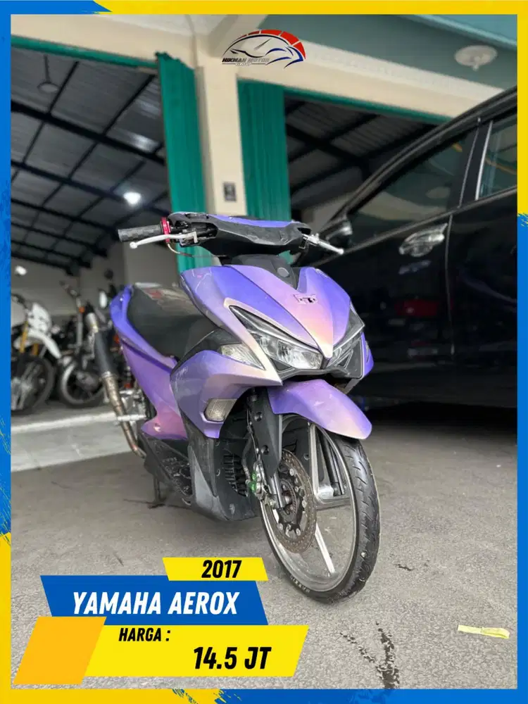 YAMAHA AEROX 2017 PLAT L GERCEP MASZEEHH HIKMAH MOTOR KEPUH MALANG