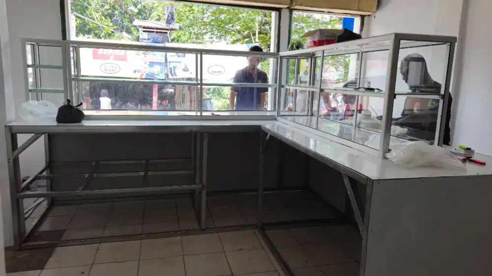 ETALASE 3 Unit (Plus Perlengkapan Warung Nasi)