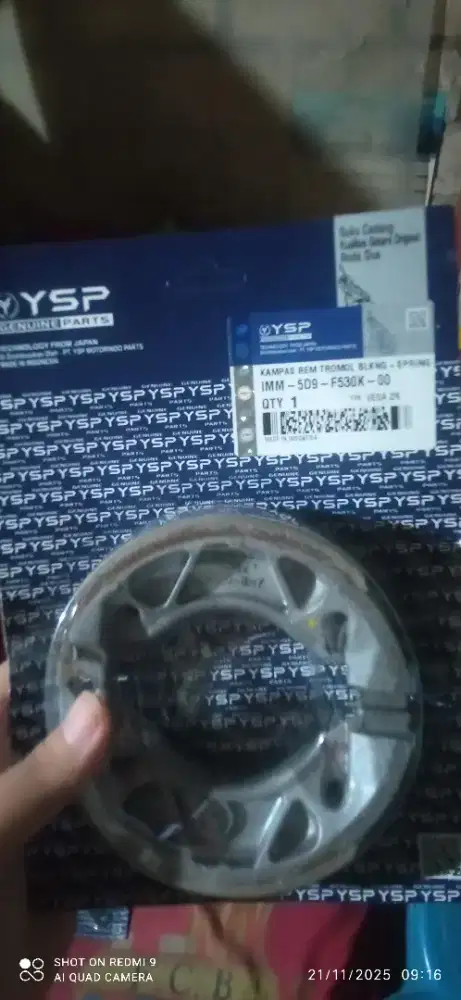 Kampas tromol belakang