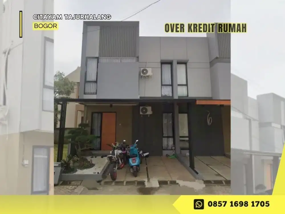 Over Kredit Rmh 128JT Free Kitchen set di Jl Arco Raya Tajurhalang Bogor