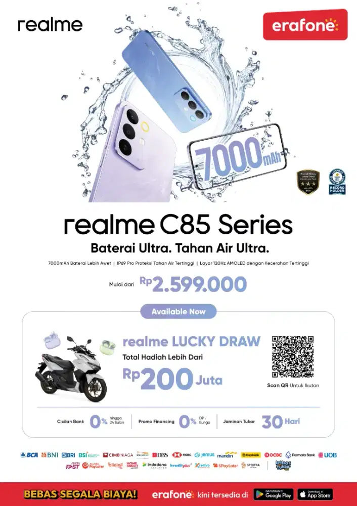 Realme series bisa cash dan kredit tanpa DP 0% dan cicilan ringan