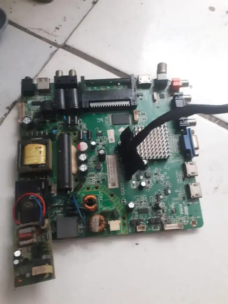 Ganti polarize Tv buram, bercak