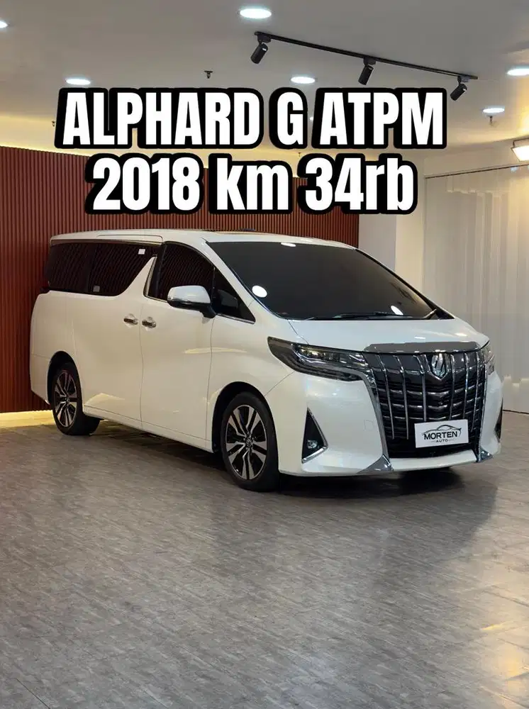 Toyota Alphard 2.5 G ATPM 2018 low km
