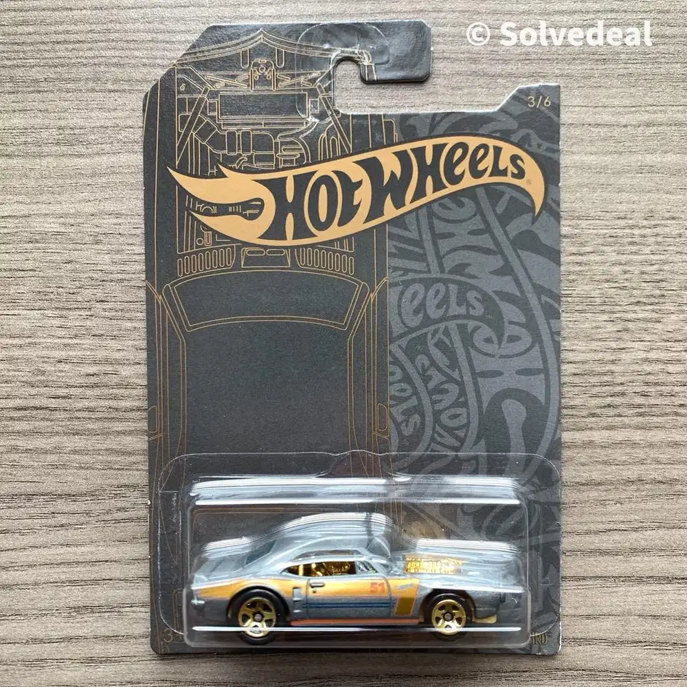 Hot Wheels Satin & Chrome Custom 67 Pontiac Firebird 2019 Abu-Abu