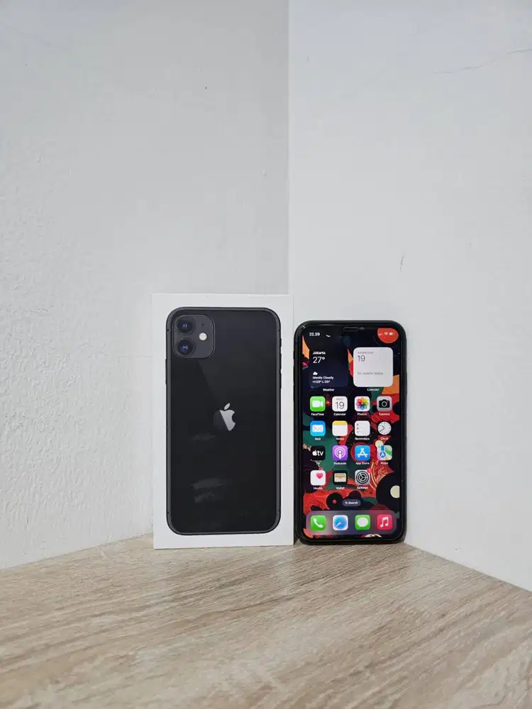 Apple iPhone 11 64GB 64 GB Ex Resmi iBox Fullset Black