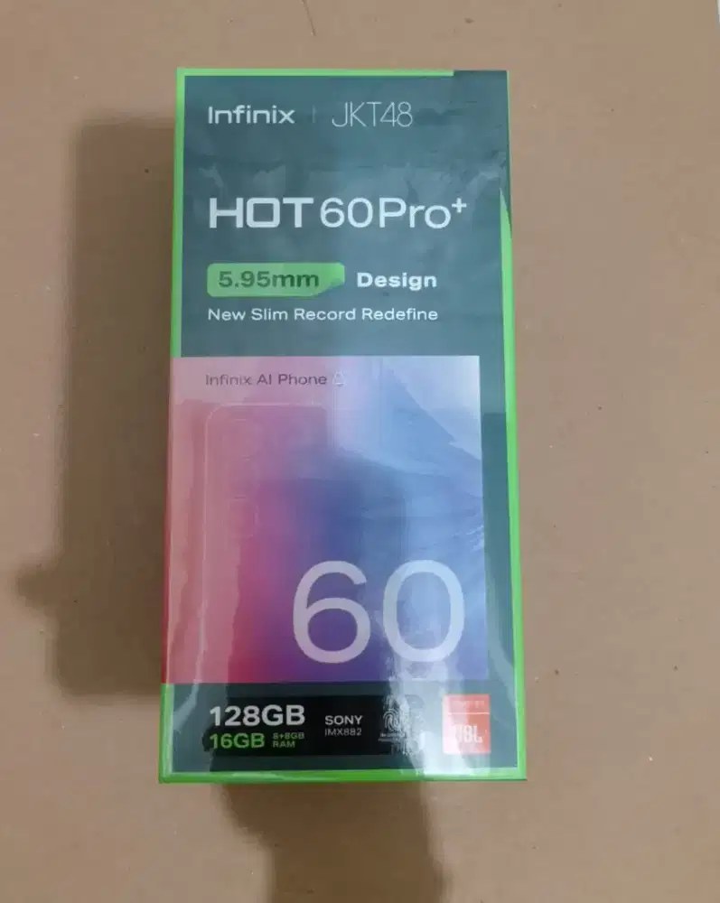 Infinix Hot 60 Pro Plus Silver New Segel
