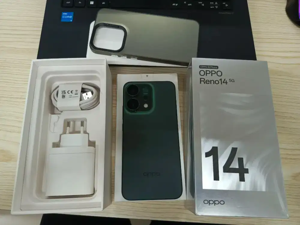 Oppo Reno 14 5G
Ram 12+12 internal 256
Kelengkapan lengkap
Dus ori